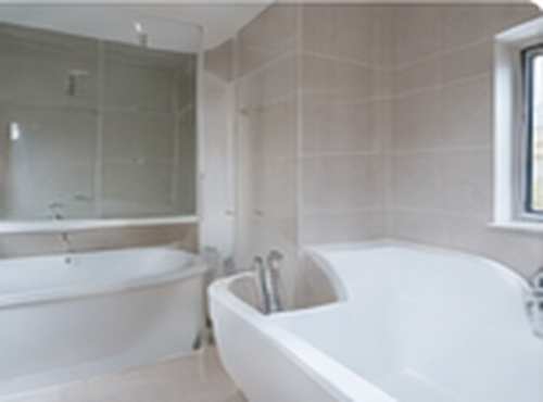 AI-generated illustrative bathroom interior, not an All Things Property project